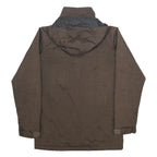 COLUMBIA Mens Brown Zip Jacket S Polyester Outdoor Hooded Casual