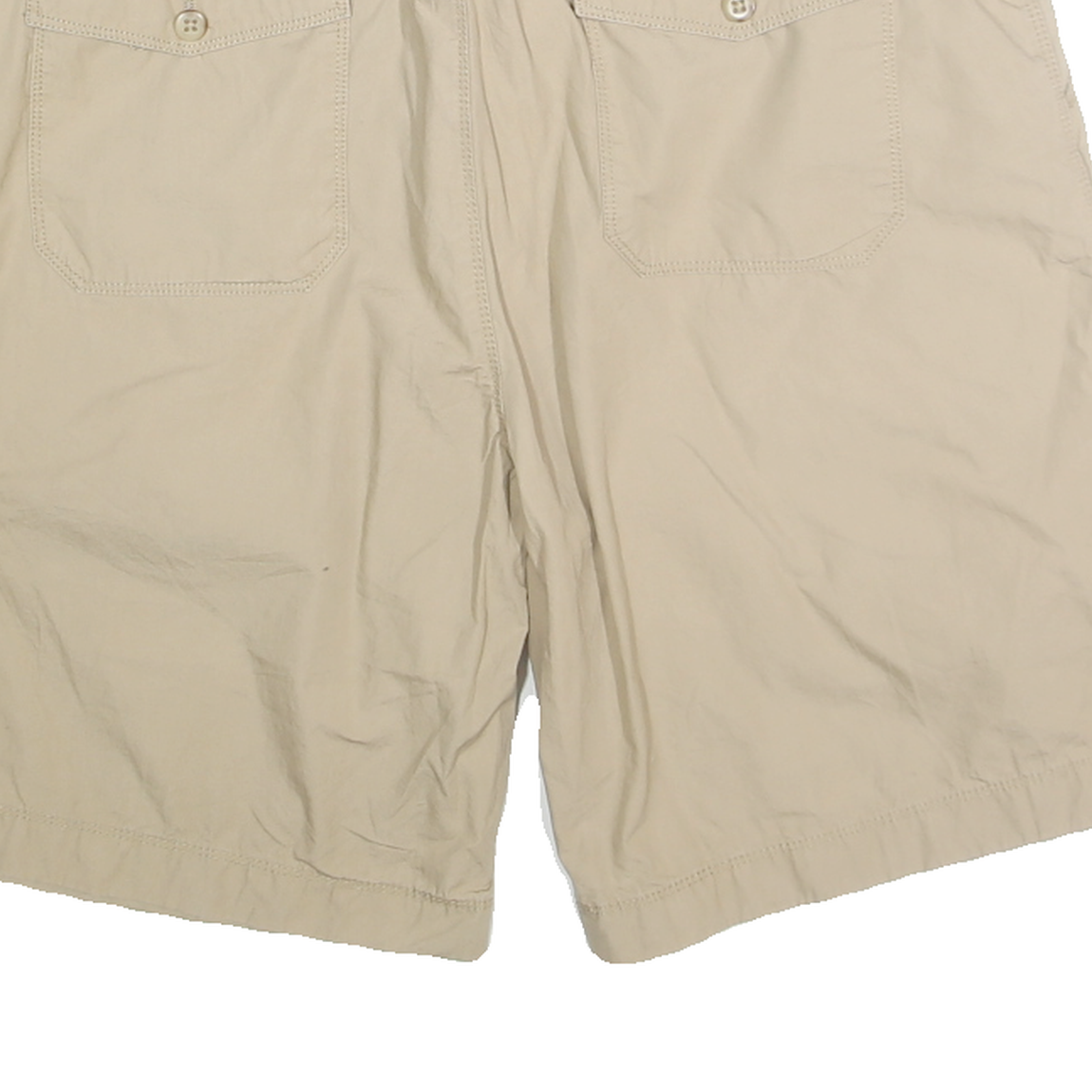 NAUTICA Mens Shorts Beige Casual Plain L W36 Cotton Blend Comfortable Relaxed