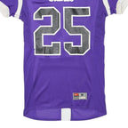 NIKE Womens Purple & White Team Jersey Polyester Blend Dress Size M Sporty