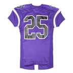 NIKE Womens Purple & White Team Jersey Polyester Blend Dress Size M Sporty