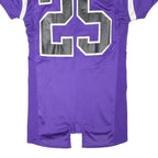 NIKE Womens Purple & White Team Jersey Polyester Blend Dress Size M Sporty