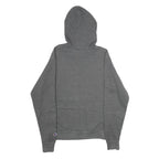 CHAMPION Mens Grey Pullover Hoodie S Cotton Blend Drawstring