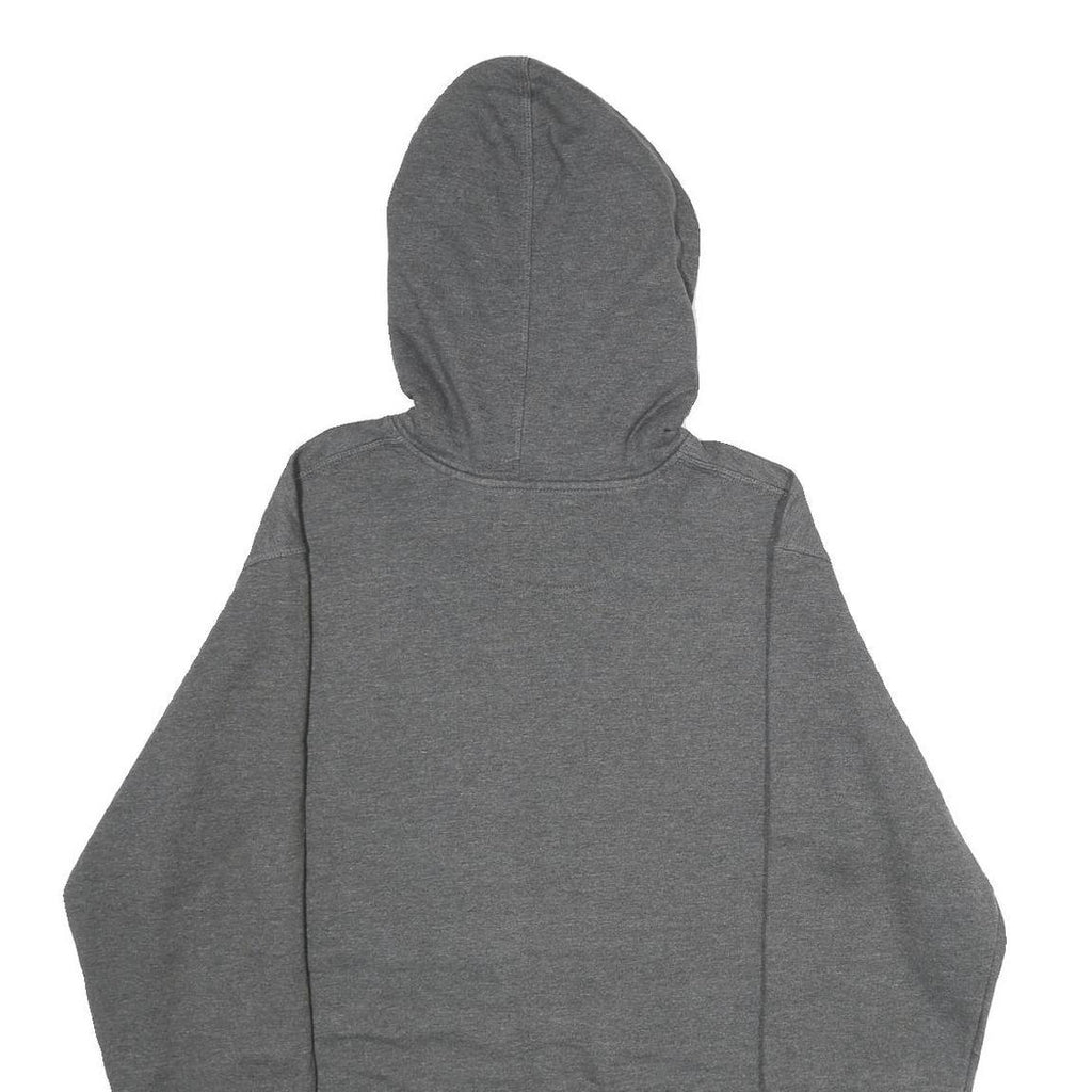 CHAMPION Mens Grey Pullover Hoodie S Cotton Blend Drawstring