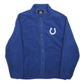 NFL Mens Blue Polyester Zip Jacket M Plain Casual Sportswear