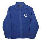 NFL Mens Blue Polyester Zip Jacket M Plain Casual Sportswear