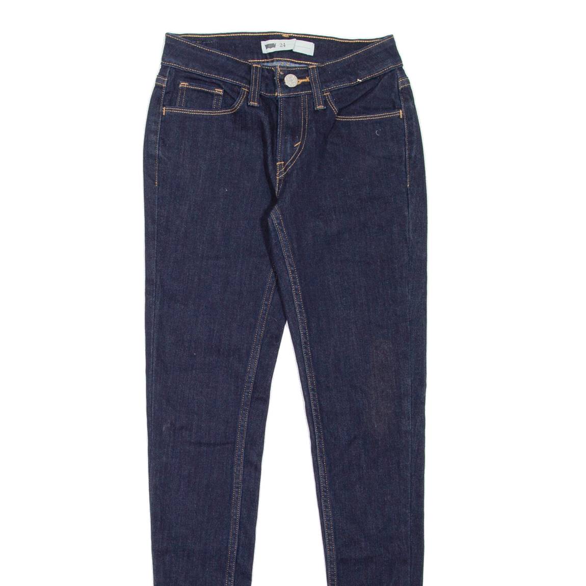 LEVI'S Womens Jeans Blue Slim Skinny W24 L30