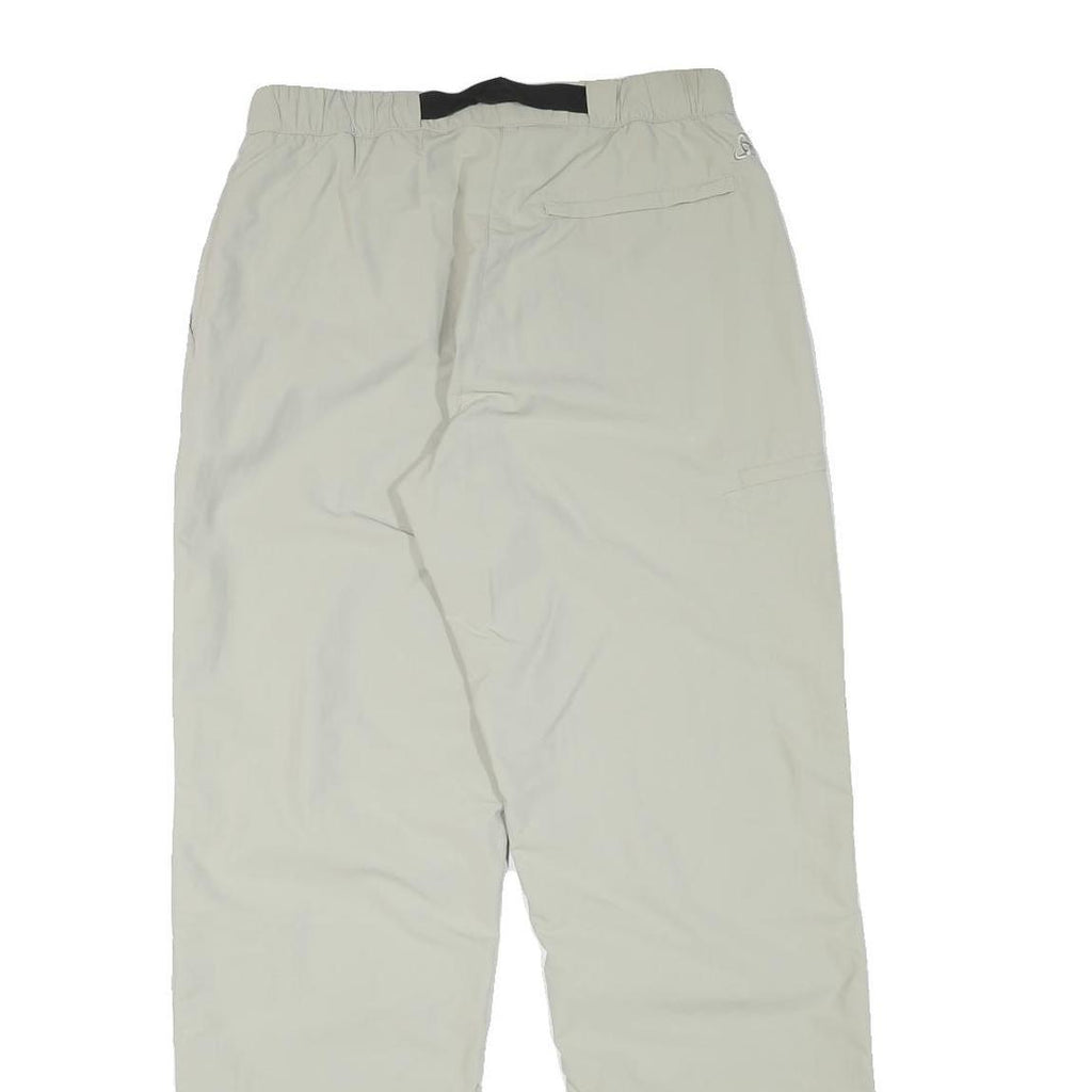 ODLO Womens Polyester Blend Beige Regular Fit Straight Trousers W29 L31 Outdoor