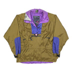 MOUNTAIN GEAR Womens Olive & Purple Outdoor Zip Jacket L Polyester Blend