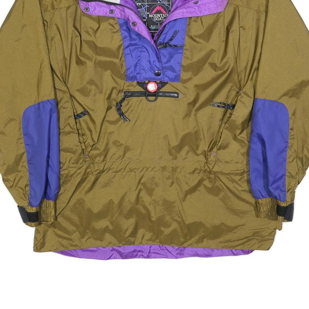 MOUNTAIN GEAR Womens Olive & Purple Outdoor Zip Jacket L Polyester Blend