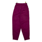 C AND A Womens Trousers Purple Regular Tapered W26 L30