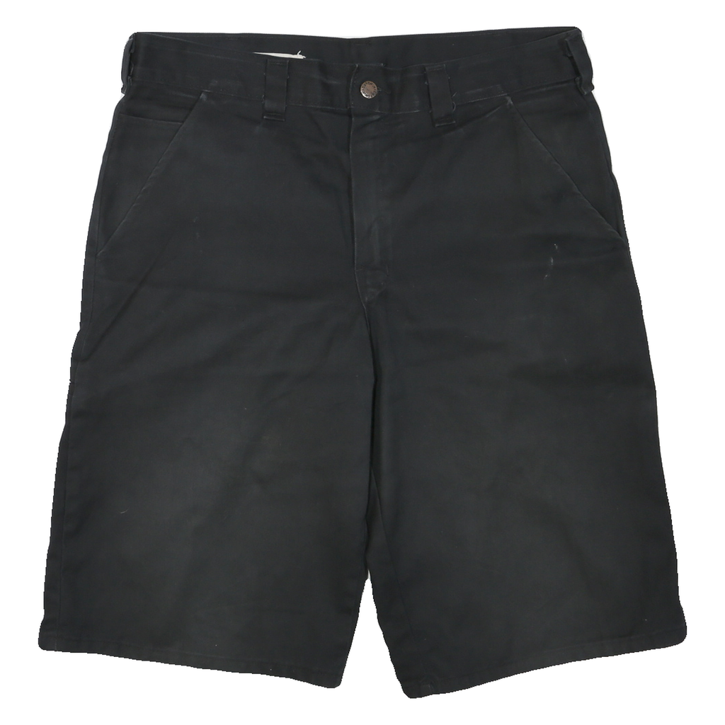 DICKIES Mens Black Casual Shorts L W36 Workwear Polyester Blend Comfortable