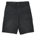 DICKIES Mens Black Casual Shorts L W36 Workwear Polyester Blend Comfortable