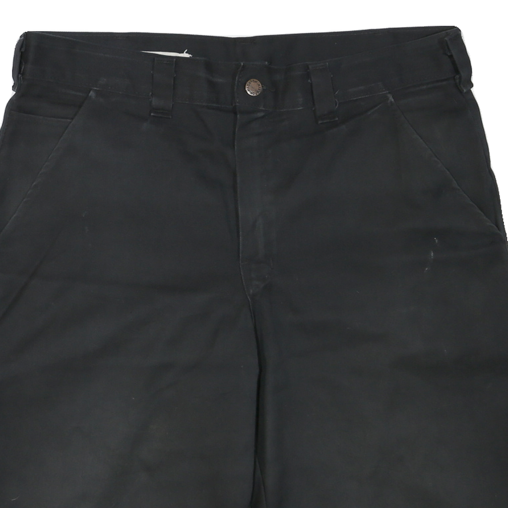 DICKIES Mens Black Casual Shorts L W36 Workwear Polyester Blend Comfortable