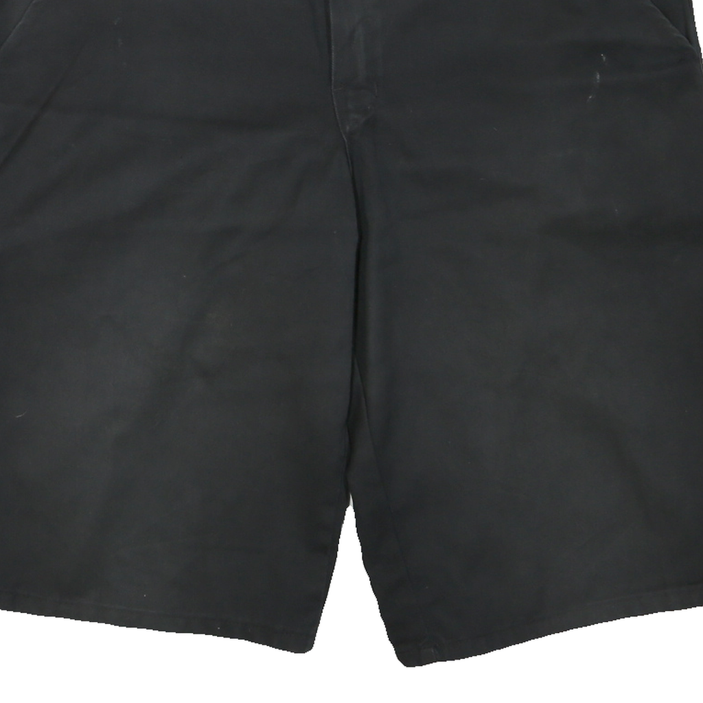 DICKIES Mens Black Casual Shorts L W36 Workwear Polyester Blend Comfortable