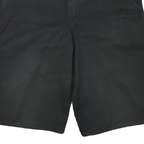 DICKIES Mens Black Casual Shorts L W36 Workwear Polyester Blend Comfortable