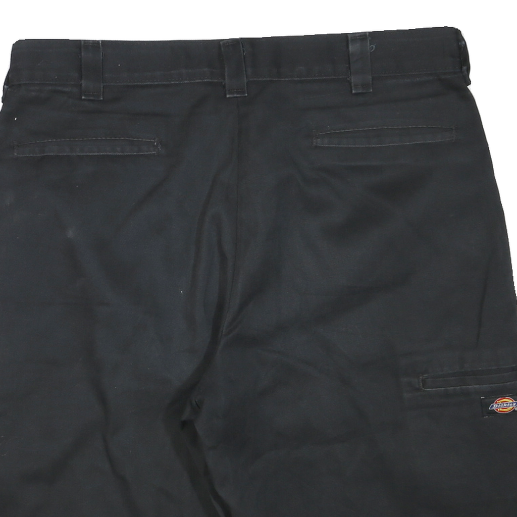 DICKIES Mens Black Casual Shorts L W36 Workwear Polyester Blend Comfortable