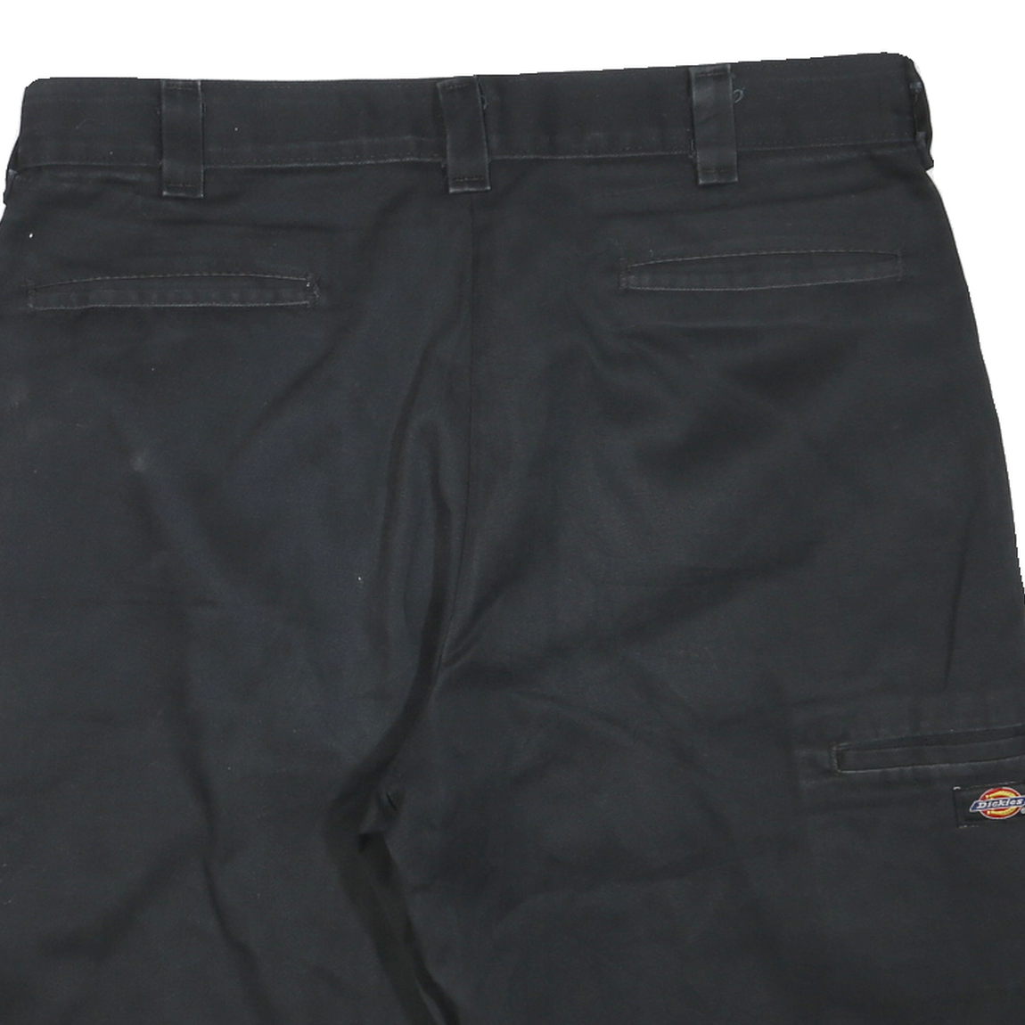 DICKIES Mens Black Casual Shorts L W36 Workwear Polyester Blend Comfortable