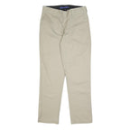 DICKIES Mens Slim Beige Cotton Blend Slim Straight Trousers W32 L29 Workwear