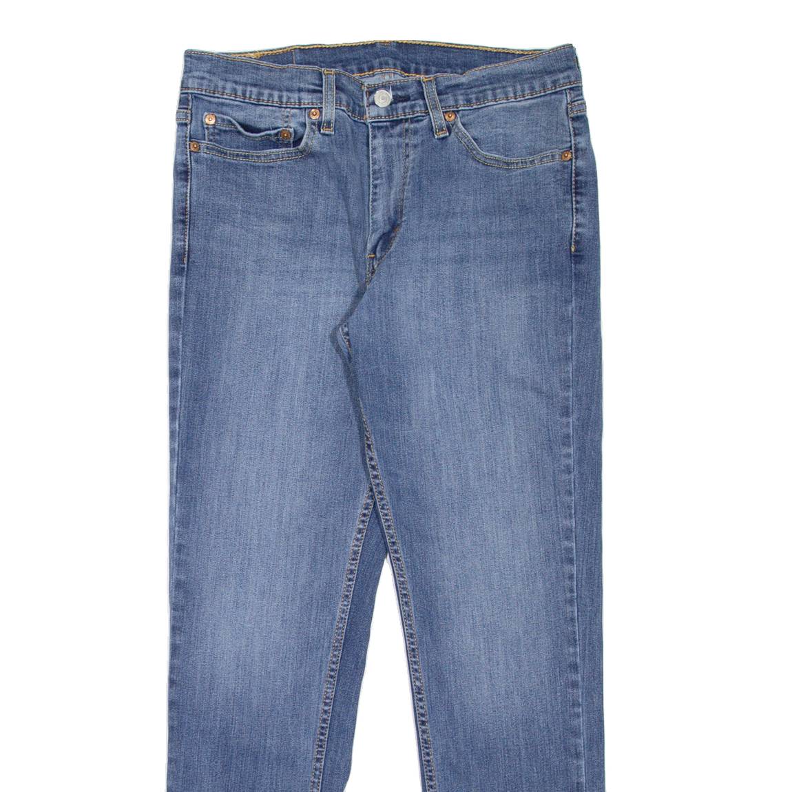 LEVI'S 511 Jeans Mens Blue Slim Straight Stone Wash W28 L30