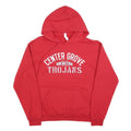 JERZEES Mens Red Center Grove CG Trojans Pullover Hoodie M Casual Comfort