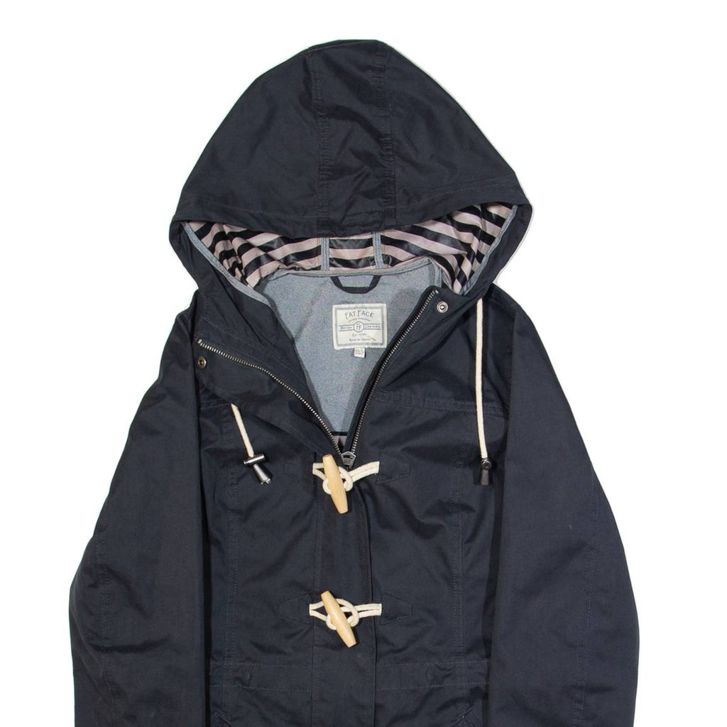 FAT FACE Womens Jacket Blue Hooded S