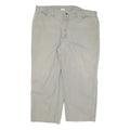CARHARTT Mens Cotton Blend Beige Relaxed Straight Trousers W44 L28 Workwear