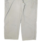 CARHARTT Mens Cotton Blend Beige Relaxed Straight Trousers W44 L28 Workwear