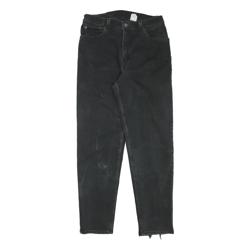 LEVI'S Mens Slim Black Jeans Denim Fair W29 L29 Cotton Blend Zip Classic Fit