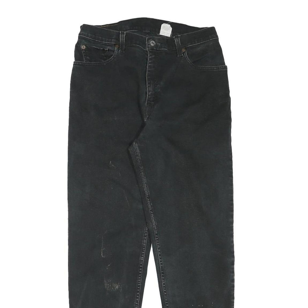LEVI'S Mens Slim Black Jeans Denim Fair W29 L29 Cotton Blend Zip Classic Fit
