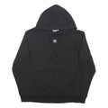 ADIDAS ORIGINALS Womens Black Pullover Hoodie UK 12 Cotton Blend Drawstring