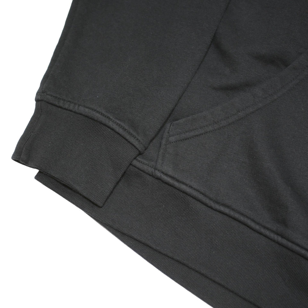 ADIDAS ORIGINALS Womens Black Pullover Hoodie UK 12 Cotton Blend Drawstring