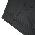 ADIDAS ORIGINALS Womens Black Pullover Hoodie UK 12 Cotton Blend Drawstring