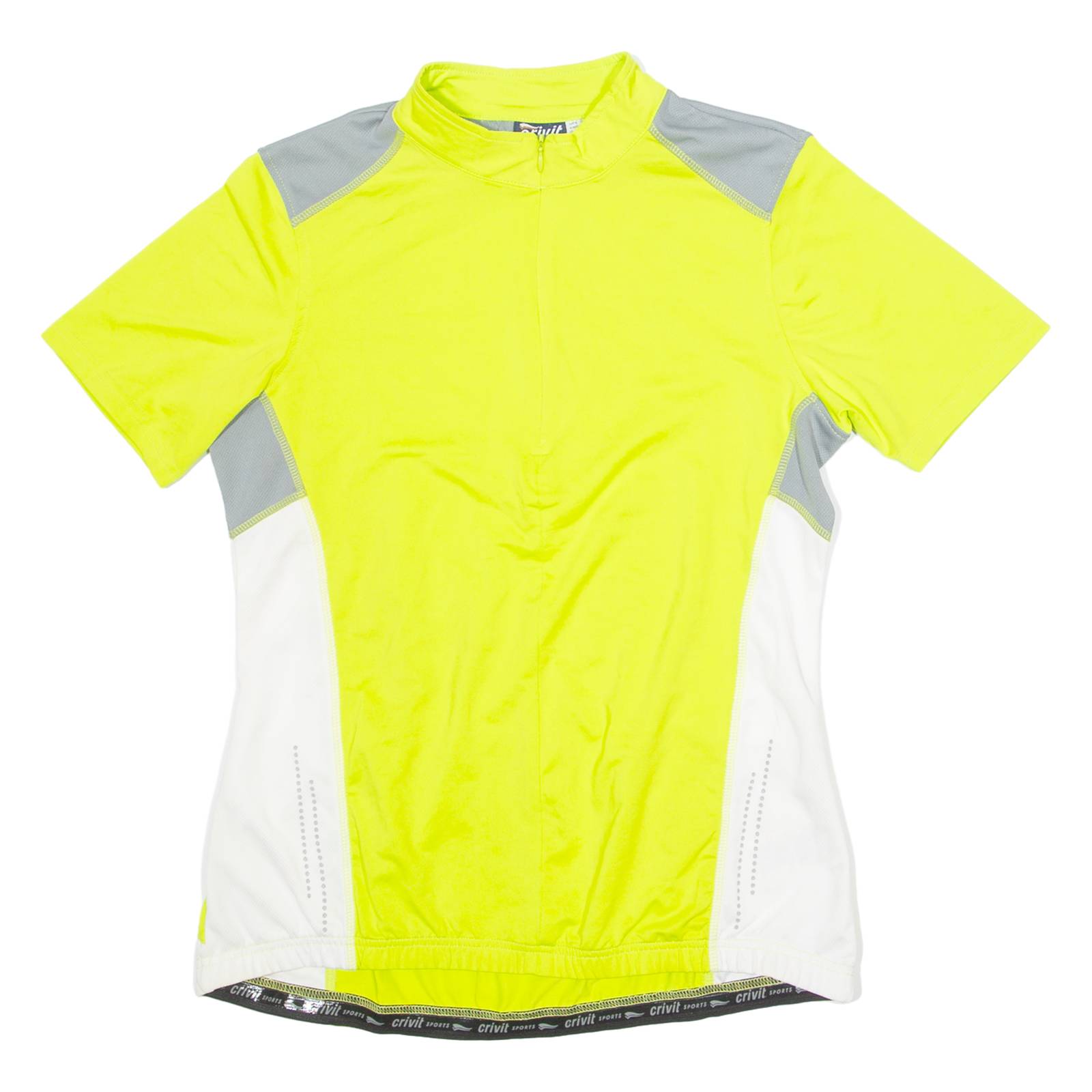 CRIVIT Cycling Mens Jersey Green 1/4 Zip M