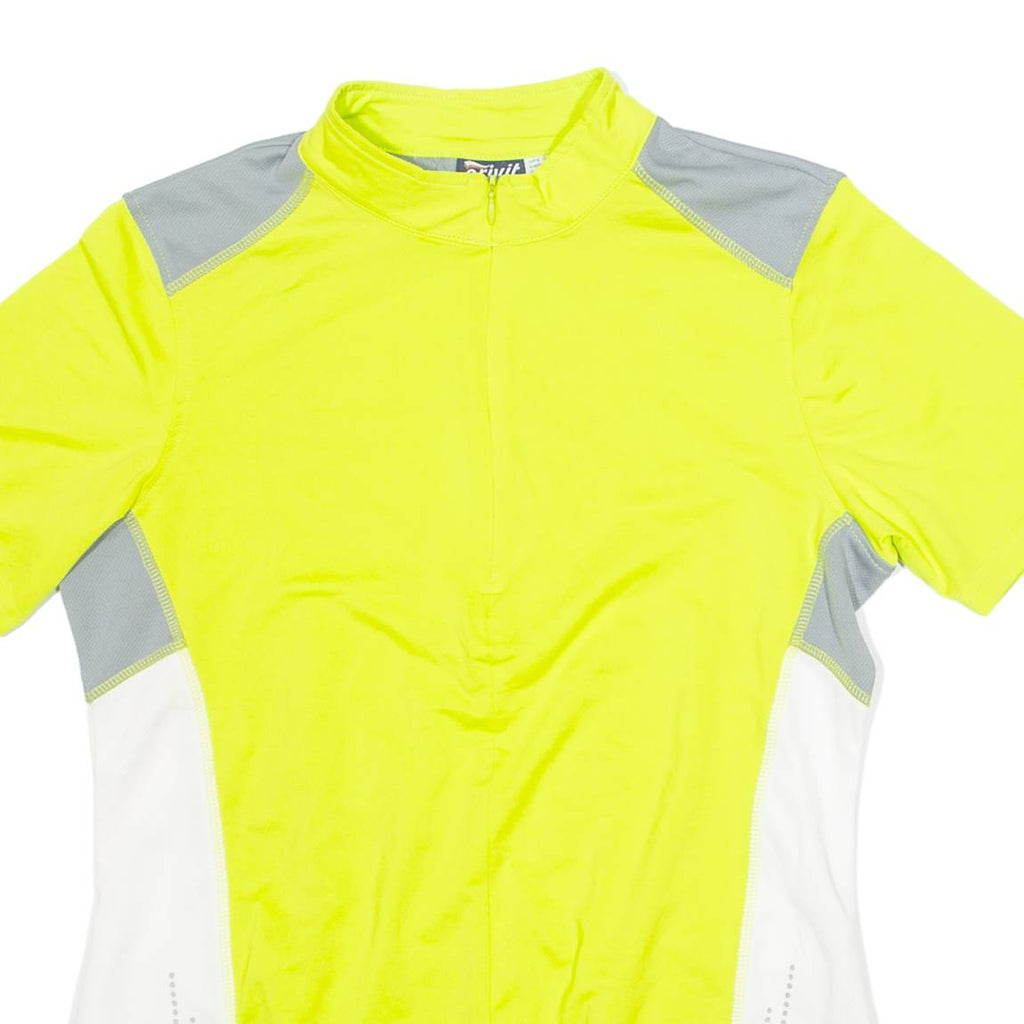 CRIVIT Cycling Mens Jersey Green 1/4 Zip M
