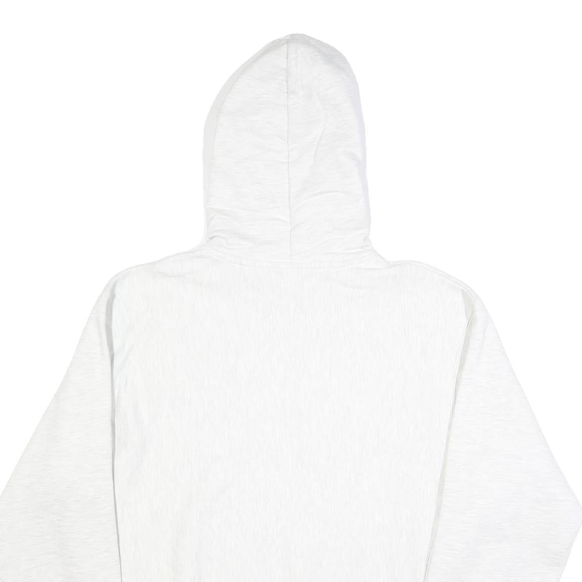 CHAMPION REVERSE WEAVE Mens White Holy Cross Pullover Hoodie L Cotton Blend