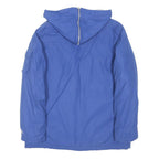 NFL Womens Blue Cotton Blend Zip Jacket M Hooded Casual Pockets NFL Logo