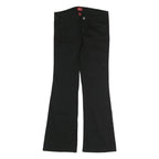 DICKIES Mens Black Cotton Regular Fit Bootcut Trousers W30 L30 Workwear