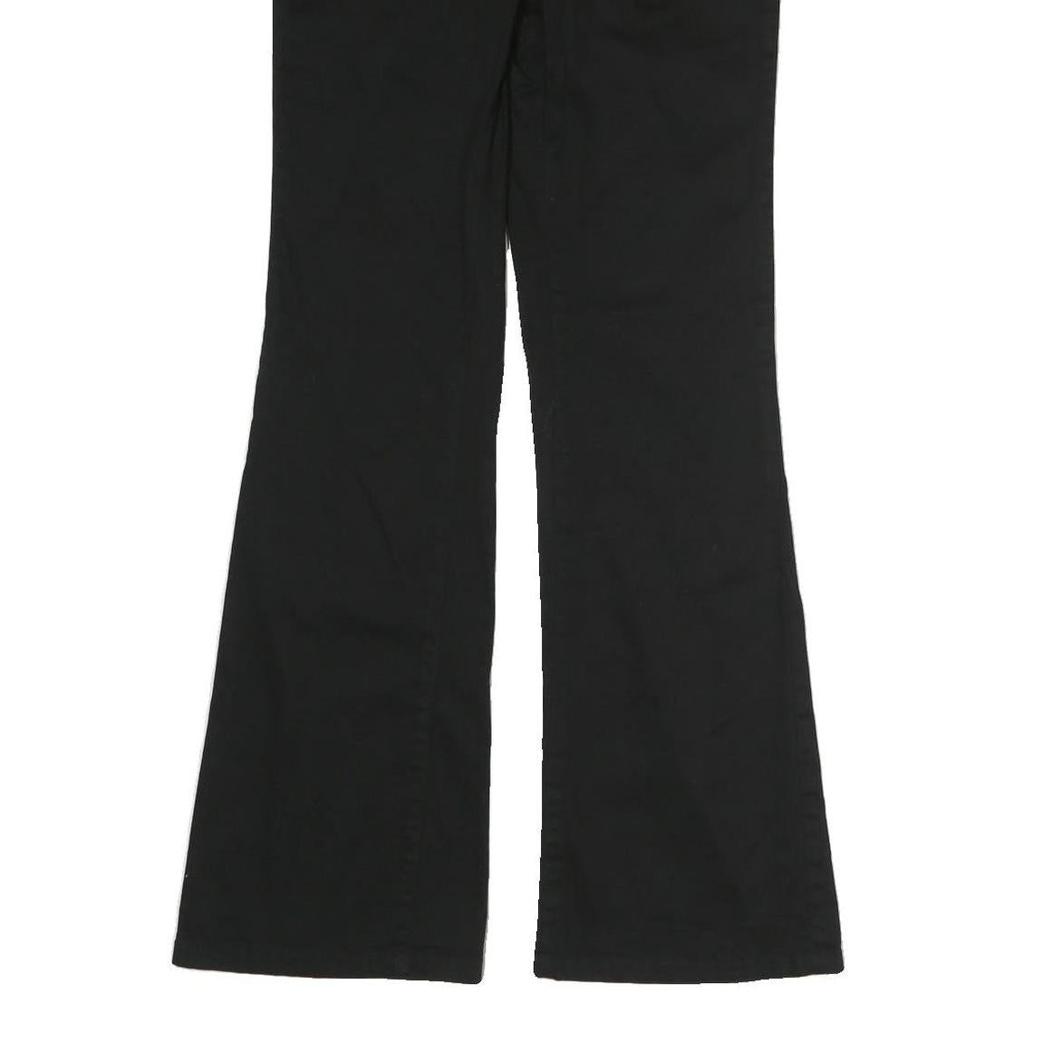 DICKIES Mens Black Cotton Regular Fit Bootcut Trousers W30 L30 Workwear