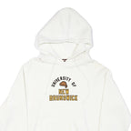 WESTHALL Mens White University Of New Brunswick Pullover Hoodie L Cotton Blend