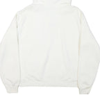 WESTHALL Mens White University Of New Brunswick Pullover Hoodie L Cotton Blend