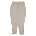 BERNSUMON Womens Trousers Beige Slim Tapered Linen W30 L28