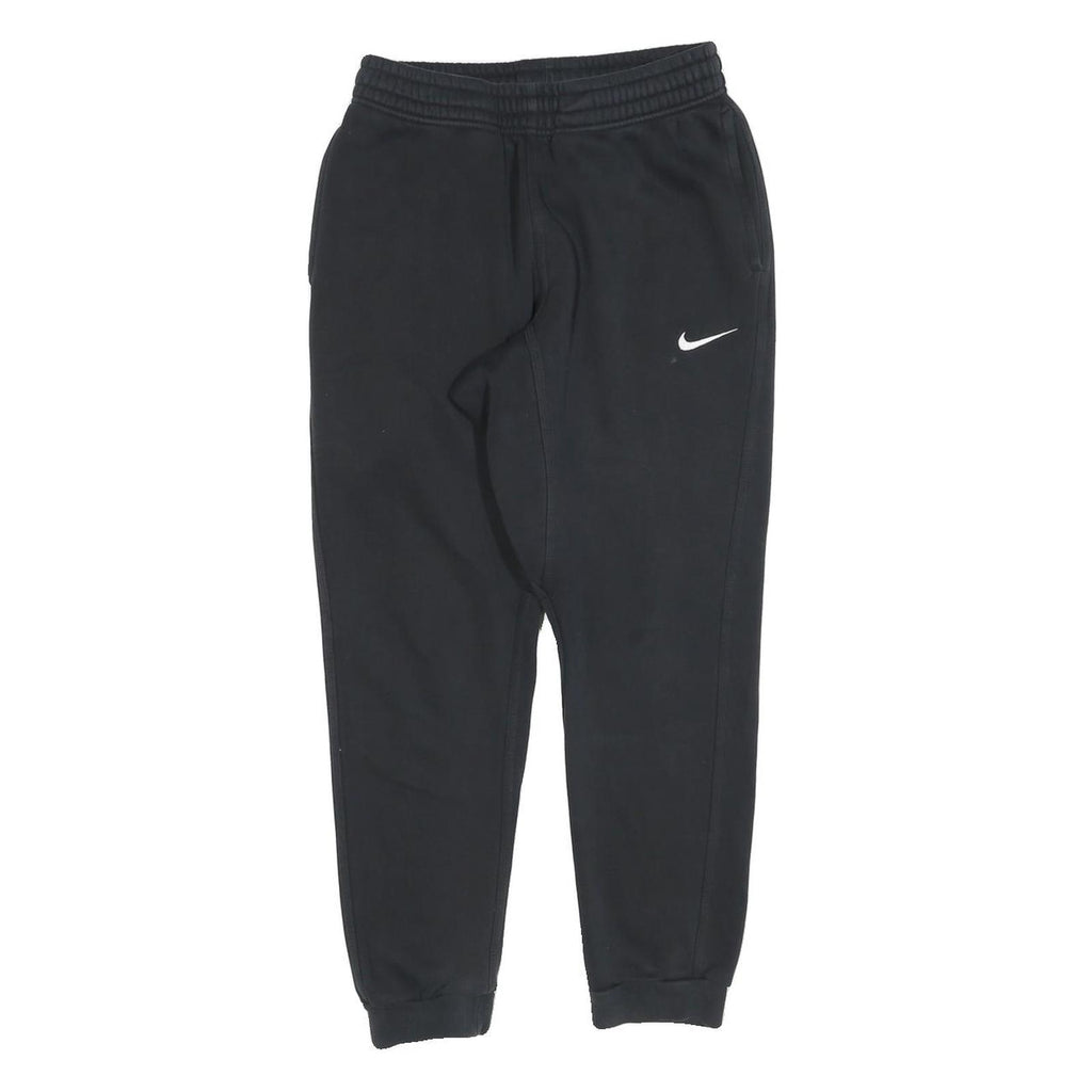 NIKE Mens Joggers Black S W24 L26 Sportswear Slim Tapered Cotton Blend