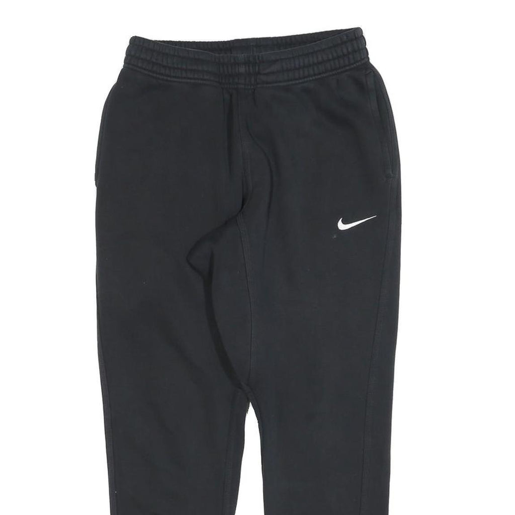 NIKE Mens Joggers Black S W24 L26 Sportswear Slim Tapered Cotton Blend