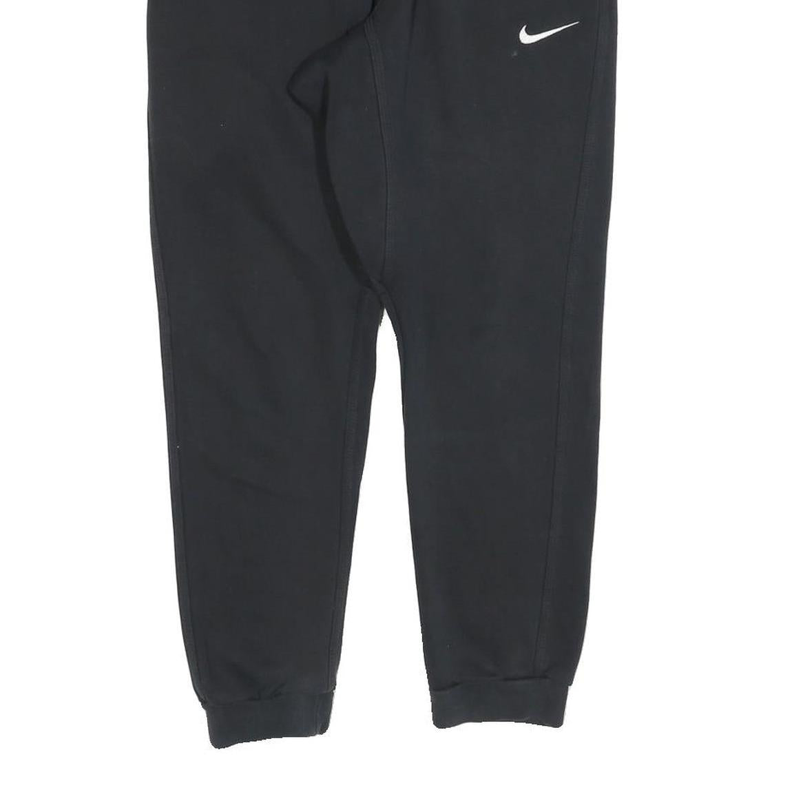 NIKE Mens Joggers Black S W24 L26 Sportswear Slim Tapered Cotton Blend