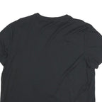 CALVIN KLEIN Mens Black M Short Sleeve Crew Neck Plain T-Shirt Cotton Blend