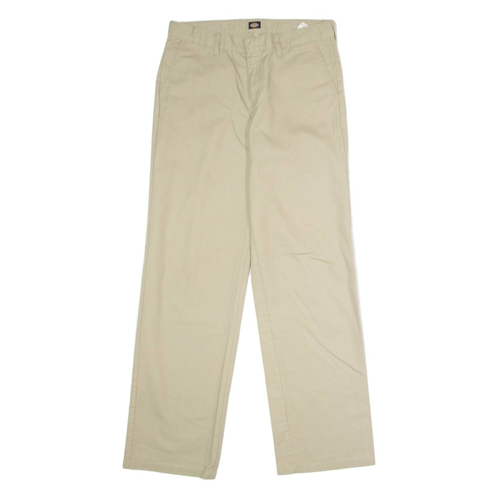 DICKIES Workwear Womens Trousers Beige Regular Straight W30 L30