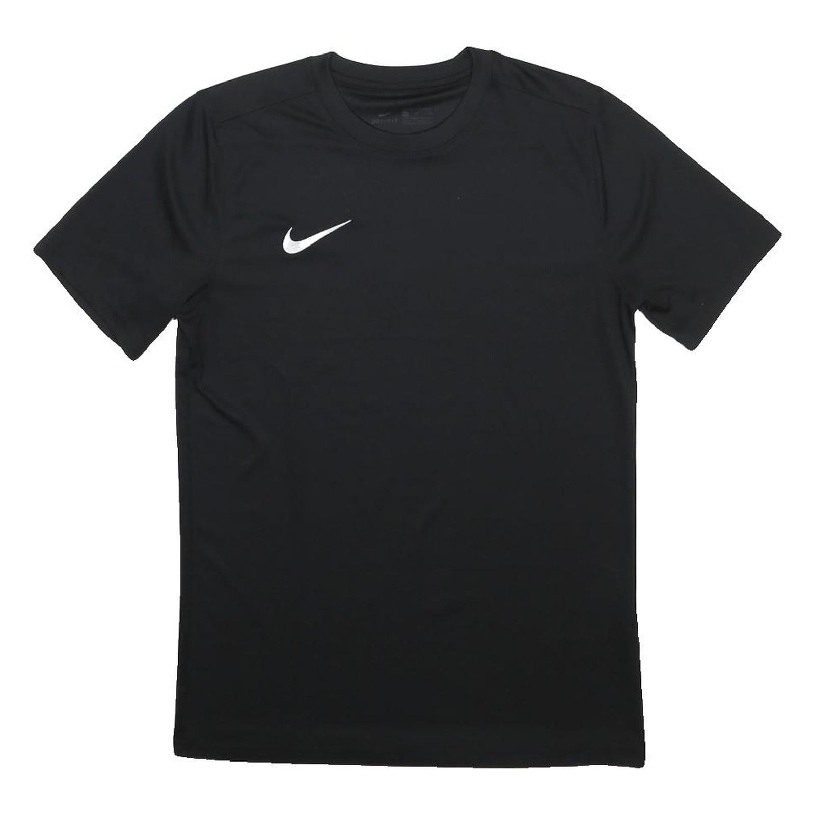 NIKE Mens Black Plain T-Shirt M Short Sleeve Crew Neck Sportswear