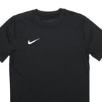 NIKE Mens Black Plain T-Shirt M Short Sleeve Crew Neck Sportswear