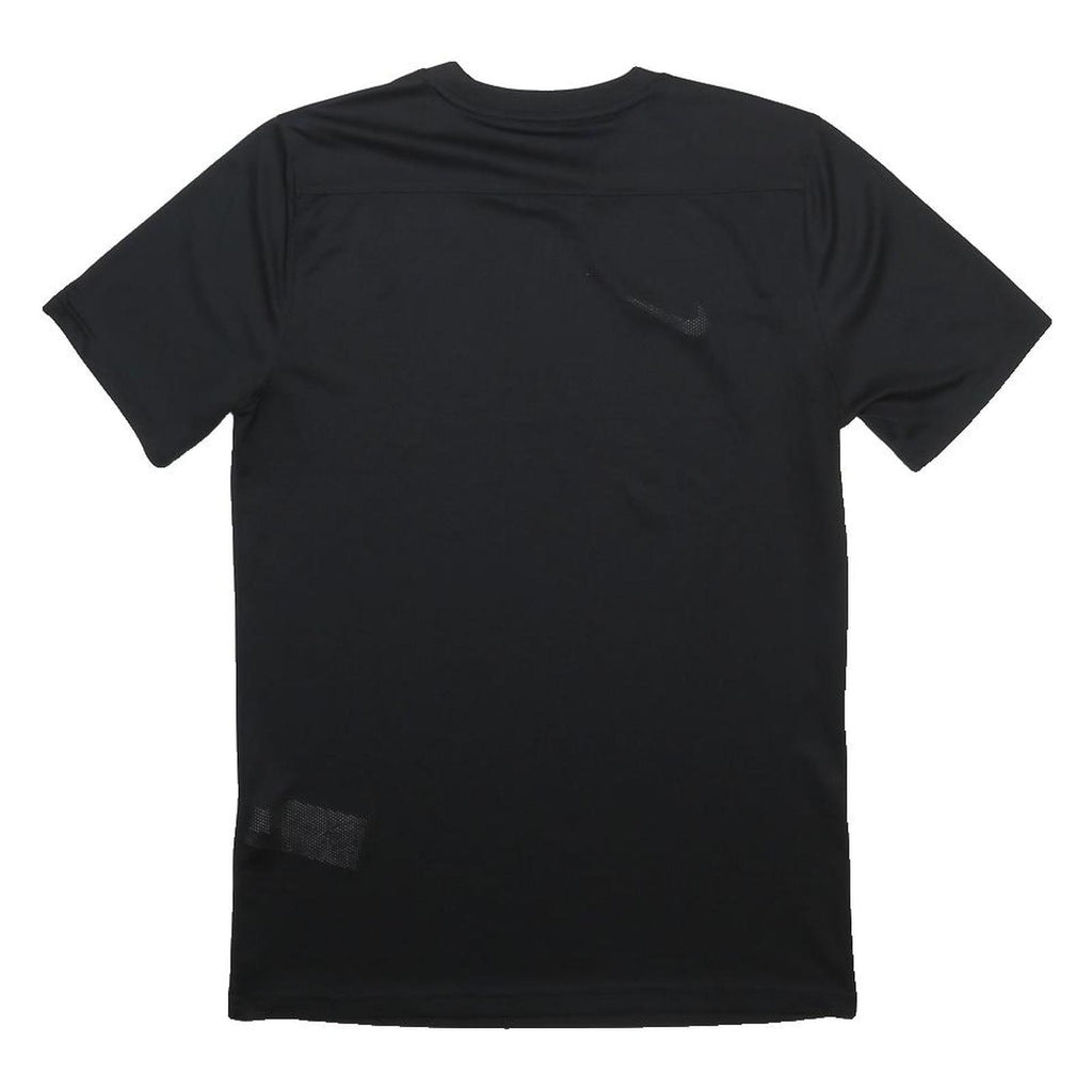 NIKE Mens Black Plain T-Shirt M Short Sleeve Crew Neck Sportswear