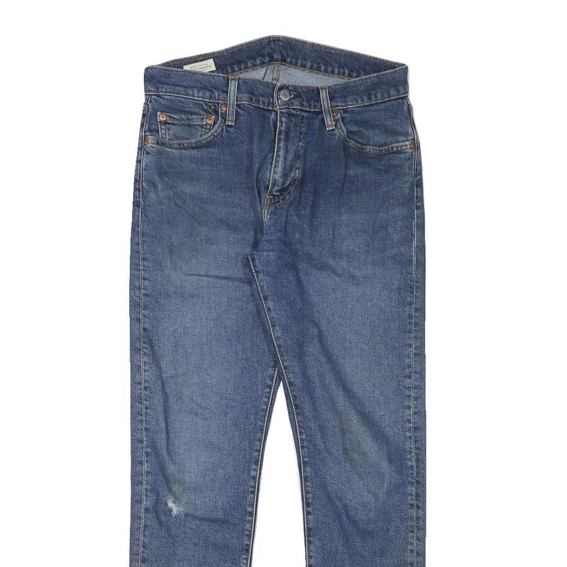 LEVI'S 512 Mens Jeans Blue Slim Skinny Denim Medium W30 L30 Zip Cotton Blend